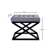 Fotoliu moale Atelier Del Sofa Capraz Black Grey v2 imaginea #2 — magazin online Desire.md
