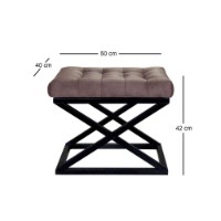 Fotoliu moale Bancheta Atelier Del Sofa Capraz Black Brown imaginea #2 — magazin online Desire.md