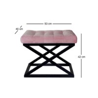 Fotoliu moale Atelier Del Sofa Capraz Black Pink imaginea #2 — magazin online Desire.md