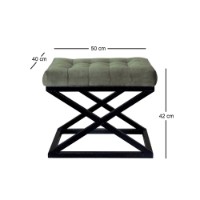 Fotoliu moale Atelier Del Sofa Capraz Black Green imaginea #2 — magazin online Desire.md