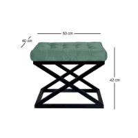 Fotoliu moale Atelier Del Sofa Capraz Black Green v2 imaginea #2 — magazin online Desire.md