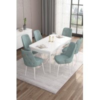 Комплект для столовой Hanah Home Are White Sea Green