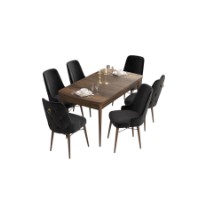 Комплект для столовой Hanah Home Are Baroque Black фото №2 — интернет-магазин Desire.md
