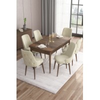 Set mobilă pentru bucătărie Hanah Home Are Baroque Cream