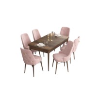Set mobilă pentru bucătărie Hanah Home Are Baroque Pink imaginea #2 — magazin online Desire.md