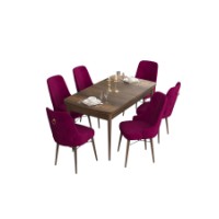 Комплект для столовой Hanah Home Are Baroque Damson фото №2 — интернет-магазин Desire.md