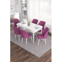 Комплект для столовой Hanah Home Eva White Purple