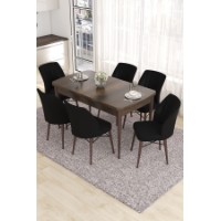 Комплект для столовой Hanah Home Eva Baroque Black