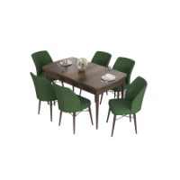 Комплект для столовой Hanah Home Eva Baroque Khaki фото №2 — интернет-магазин Desire.md