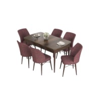Комплект для столовой Hanah Home Eva Baroque Dusty Rose фото №2 — интернет-магазин Desire.md