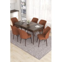 Set mobilă pentru bucătărie Hanah Home Eva Baroque Tile Red