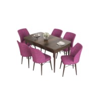 Комплект для столовой Hanah Home Eva Baroque Purple фото №2 — интернет-магазин Desire.md