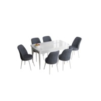 Комплект для столовой Hanah Home Han White Fume фото №2 — интернет-магазин Desire.md