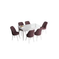 Комплект для столовой Hanah Home Han White Dusty Rose фото №2 — интернет-магазин Desire.md