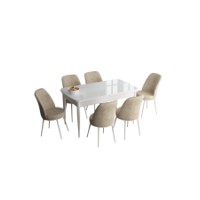 Комплект для столовой Hanah Home Han White Cream фото №2 — интернет-магазин Desire.md