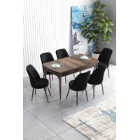 Комплект для столовой Hanah Home Han Baroque Black