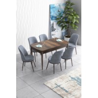 Комплект для столовой Hanah Home Han Baroque Grey