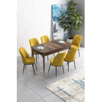 Комплект для столовой Hanah Home Han Baroque Mustard