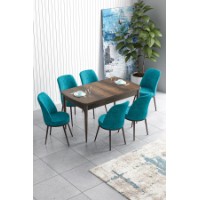 Комплект для столовой Hanah Home Han Baroque Turquoise