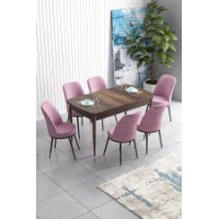 Комплект для столовой Hanah Home Han Baroque Pink
