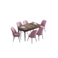 Комплект для столовой Hanah Home Han Baroque Pink фото №2 — интернет-магазин Desire.md