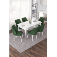 Комплект для столовой Hanah Home Nef White Khaki