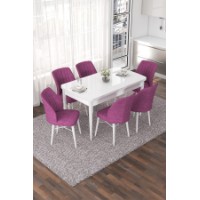 Комплект для столовой Hanah Home Nef White Purple