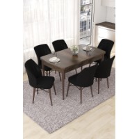 Комплект для столовой Hanah Home Nef Baroque Black
