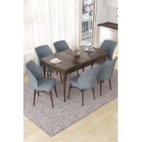 Комплект для столовой Hanah Home Nef Baroque Grey