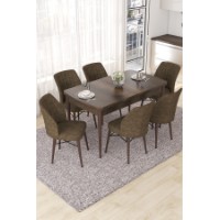Комплект для столовой Hanah Home Nef Baroque Brown