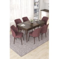 Комплект для столовой Hanah Home Nef Baroque Dusty Rose