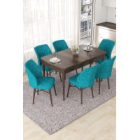 Комплект для столовой Hanah Home Nef Baroque Turquoise