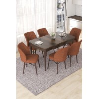 Комплект для столовой Hanah Home Nef Baroque Tile Red