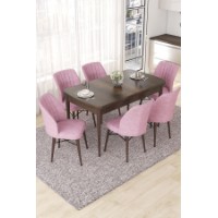 Комплект для столовой Hanah Home Nef Baroque Pink