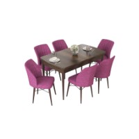 Комплект для столовой Hanah Home Nef Baroque Purple фото №2 — интернет-магазин Desire.md