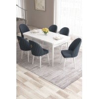 Set mobilă pentru bucătărie Hanah Home Roz White Anthracite