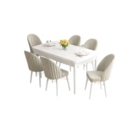 Комплект для столовой Hanah Home Roz White Cream фото №2 — интернет-магазин Desire.md
