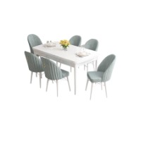 Комплект для столовой Hanah Home Roz White Sea Green фото №2 — интернет-магазин Desire.md
