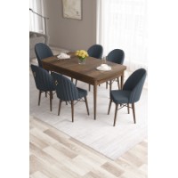 Комплект для столовой Hanah Home Roz Baroque Anthracite