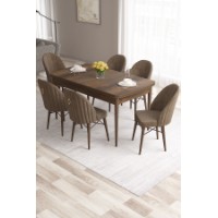 Комплект для столовой Hanah Home Roz Baroque Brown
