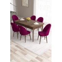 Комплект для столовой Hanah Home Roz Baroque Damson