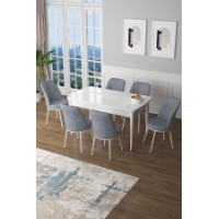 Комплект для столовой Hanah Home Zen White Grey