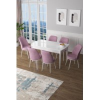 Комплект для столовой Hanah Home Zen White Pink