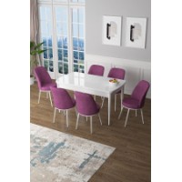Комплект для столовой Hanah Home Zen White Purple