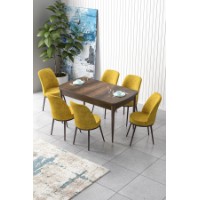 Комплект для столовой Hanah Home Zen Baroque Mustard