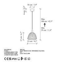 Люстра Opviq Berk 16400 3 A фото №6 — интернет-магазин Desire.md