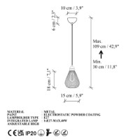 Люстра Opviq Berk 16400 5 A фото №6 — интернет-магазин Desire.md