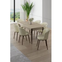 Комплект для столовой Hanah Home Asfel Travertine Cream