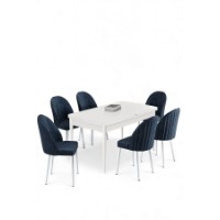 Set mobilă pentru bucătărie Hanah Home Enya White Anthracite imaginea #2 — magazin online Desire.md