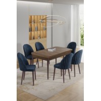 Комплект для столовой Hanah Home Enya Baroque Anthracite